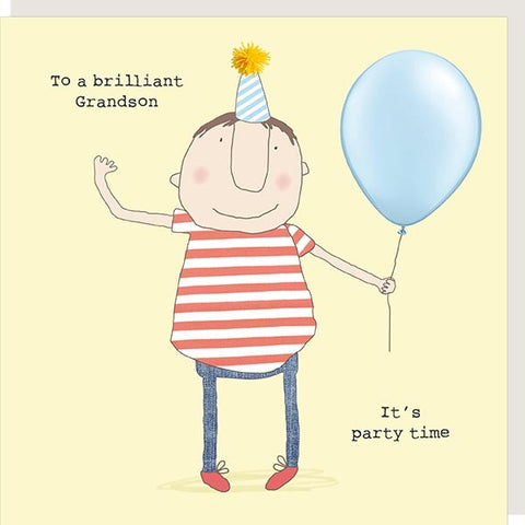Rosie Grandson Birthday Card