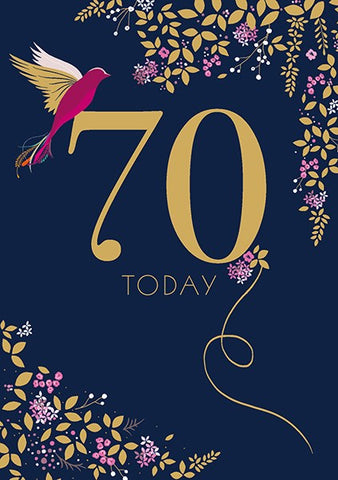 70 Today Card by Sara Miller