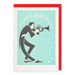 Trumpeter Birthday Card