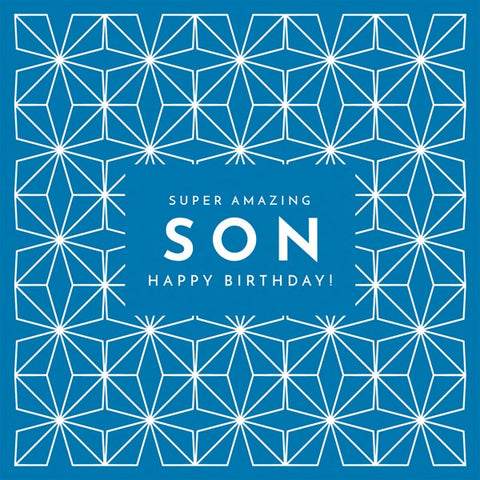 Super Amazing Son Birthday Card