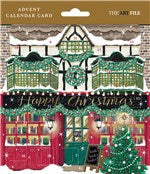 St Nicholas Street Advent Calendar Card