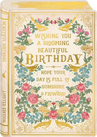 Blooming Beautiful Birthday Book Card