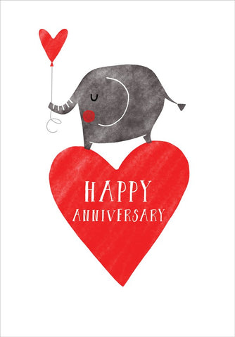 Elephant Anniversary Card
