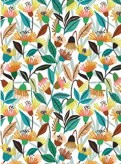 Flower Pods Pocket Print Small Card by Brie Harrison