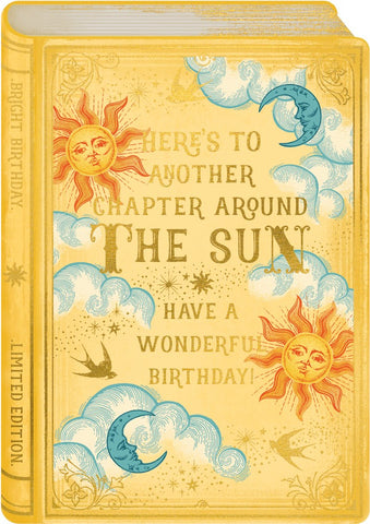 Another Chapter Around The Sun Birthday Card