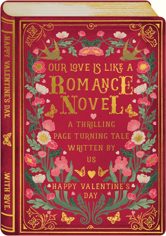 Romance Novel Valentine Card