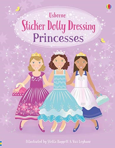 Sticker Dolly Dressing Princesses by Fiona Watt