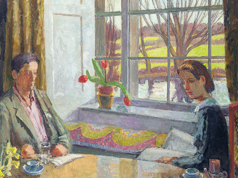 The Dining Room Window, Charleston Card by Vanessa Bell